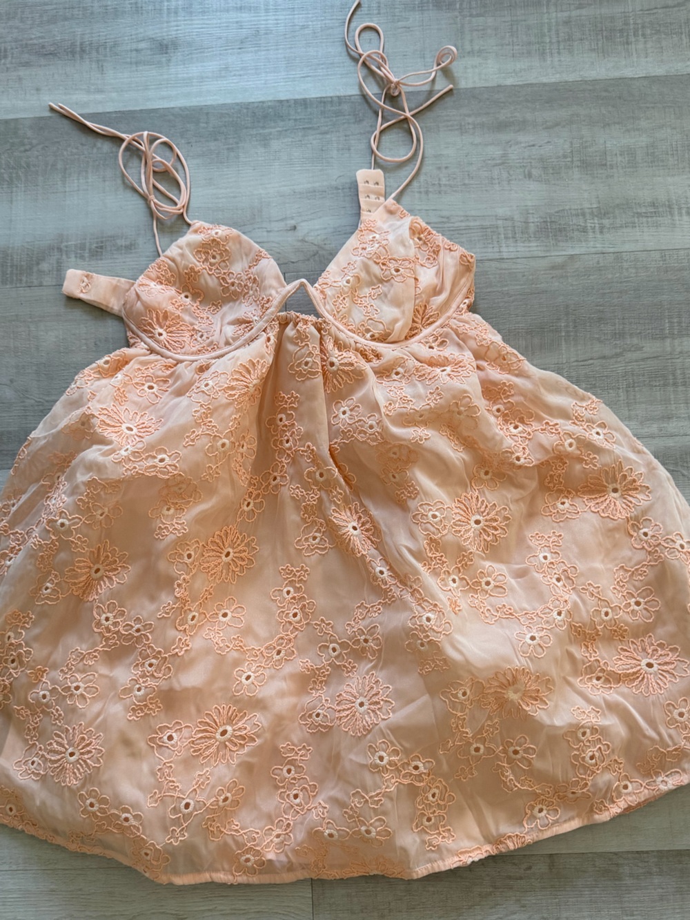For Love & Lemons Peach Mini Dress - Picture 5 of 12